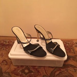 St John Rhinestone High Heel Sandals